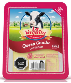Queso Gouda Laminado La Vaquita 500g
