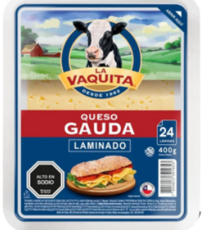 Queso Gouda Laminado La Vaquita 400g